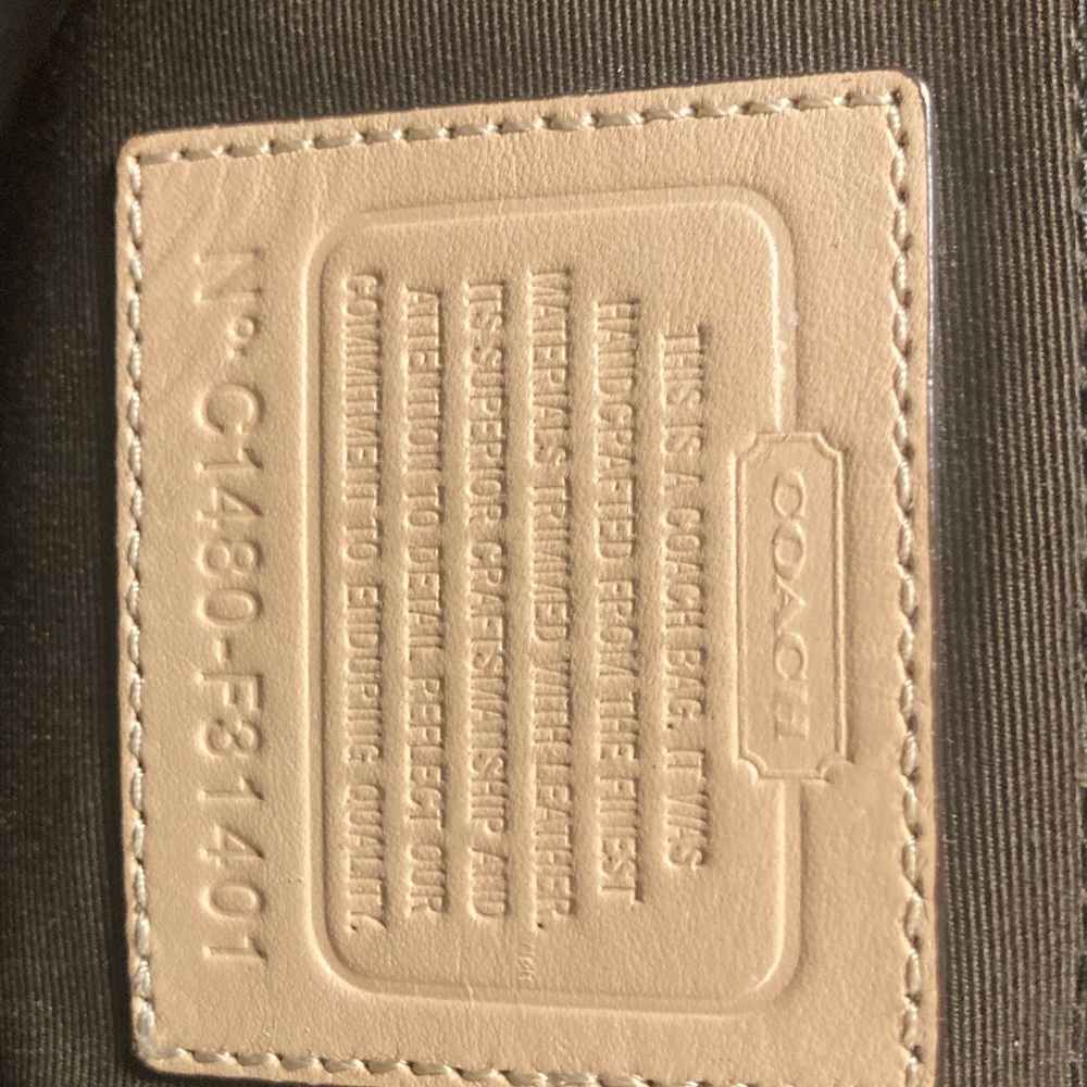 Coach Brown and Tan Shoulder Bag - Picture 9 of 15
